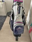 Vit och marinblå golfbag från Big Max
