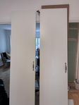 3st ikea garderobsdörrar 50x229