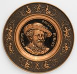 Stor väggtallrik i metall – Petrus Paulus Rubens