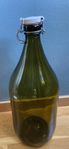 Vintage glasflaska 5,75 liter med porslinslock 