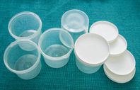 5-pack, Nya burkar till honung, med lock, 385 ml