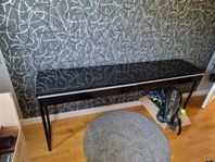 Skrivbord Ikea Bestå Burs, svart högglans 