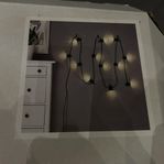 Ljusslinga Med Stora Glödlampor 