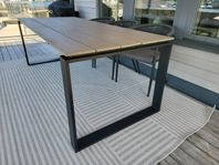 MATBORD Utebord SUNFUN 90X205CM  grå