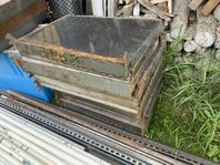 25 st Metallhyllor, kraftiga hyllor i metall inkl tillbehör
