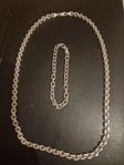 Ankarlänk silver 925 60cm