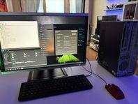 lenovo kompakt gaming dator med skärm 24 tum