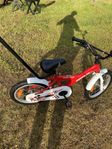 Rinepeak barncykel med handtag 
