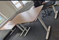 3 st skrivbord arbetsplats höj och sänkbar
