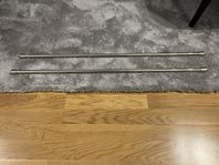 Gardingstångsset Kirsch Scala borstad stål 70-120 cm