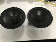 2 st Peerless Hi-Fi basar – 10" – 8 ohm – Made in Denm