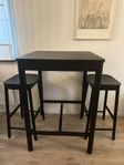 Barbord och stolar nyskick 