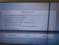 Defekt Samsung 65 tums tv skänkes