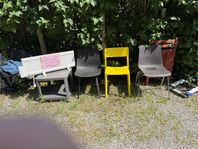 Ikea stolar, soffbord, granit hängstol mm