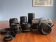 Kamera: MINOLTA SRT 101 + objektiv