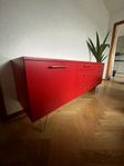Röd skänk sideboard byrå retro
