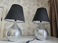 Bordslampor med svart lampskärm