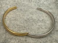 18 karat gult - Stelt armband i två färger 