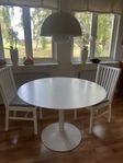 Matbord runt vitt 110 cm