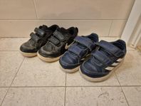Två par sneakers stl 24-25
