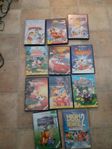 11 Disneyfilmer dvd