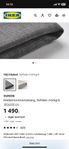 Grå sängklädsel IKEA Dunvik