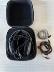 Sennheiser hd600 med 3 kablar och väska
