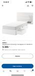 IKEA Nordli 120-säng inkl madrass och gavel