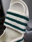 Adidas Adilette Tofflor - Vit/Grön - EUR 44 2/3