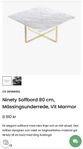 Underrede i mässing till stenbord 