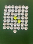 50 Stycken Golfbollar Titleist Mix