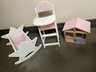Dockvagga, dockstol, stall/dockhus