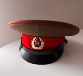 Sovjet vintage militär visor keps. USSR. Rysk