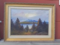 Oljemålning signerad Hilding