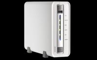 NAS / QNAP TS-112 2TB hårddisk- fabriksåterställd