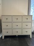 Ikea Hemnes grå byrå 9 lådor