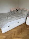 Säng med bra förvaring, Nordli 120, Ikea