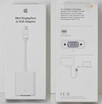 original Apple Mini DisplayPort till VGA Display Adapter 