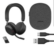 Oöppnad/helt nya Jabra Evolve2 75 MS Stereo trådlöst head