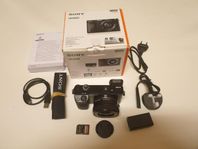 Sony A6000 Systemkamera + 16-50mm PZ-objektiv