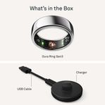 Oura Ring Silver Horizon Gen 3 Size 12