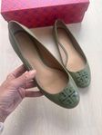 Tory Burch - Ballerina strl us9/39-39.5 - Grönt läder