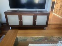 Brun IKEA TV-bänk