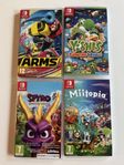 Switch spel säljes