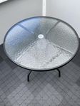 Glasbord diam. 85 cm