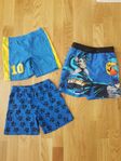 Shorts och badbyxor (storlek 110/116)
