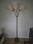 Trearmad golvlampa, retro