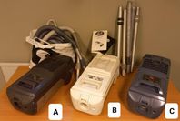 3st Lux och Elektrolux dammsugare - vintage
