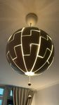 IKEA Taklampa, vit/silverfärgad, 35 cm