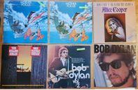 Bob Dylan, Alice Cooper, Focus, Mike Oldfield, Lp-Skivor 
